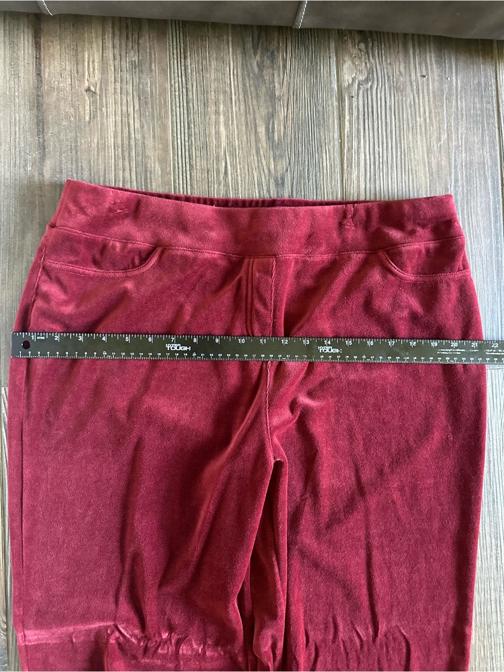 D'lifestyle Velour Zip Hoodie and Pants Set in Deep Wine - Picture 10 of 17